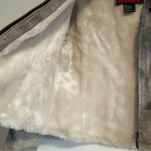 Vintaged Fur lining Jean Jacket by TwentyX Wrangler - Picture 3 of 5